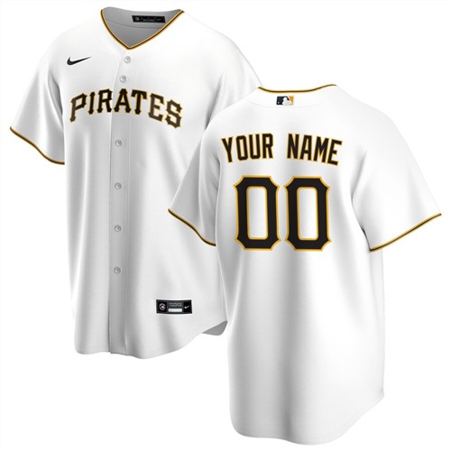 Men's Pittsburgh Pirates ACTIVE PLAYER Custom MLB Stitched Jersey